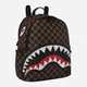 Plecak miejski Sprayground Check 2 Emboss Savage 910B8233NSZ Brązowy (800070353671) - obraz 3