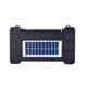 Портативная колонка NEWVEW NV-9172 Solar Panel/BT/USB/TF/FM Black - изображение 2