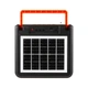 Портативная колонка с фонарем NEWVEW NV-9218 Solar Panel/BT/USB/TF/FM Orange - изображение 3