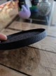 Декоративна пластикова тарілка з текстурованною текстурою з каменю Obsidian Trinket Tray (00011) Чорна - изображение 5