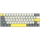 Клавіатура бездротова Epomaker EP64 60% Mulan Switch Hot-Swap (2.4G/BT/USB) RGB UA White (EP64-W-M) Білий 24996 - зображення 14