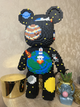 3D конструктор "Cosmic Bear" сборный блочный 3д медведь Magic Blocks для взрослых и детей коллекционная фигурка bearbrick - изображение 9