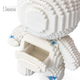 3D конструктор "White Bear" зборный блочный 3д медведь Magic Blocks для взрослых и детей колекционная фигурка bearbrick - изображение 4