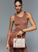 Сумка кросс-боди женская из искусственной кожи маленькая Liu Jo AA6150ES029 90048 Золотистая (800070353790) - изображение 2