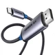 Кабель UGREEN CM556 двонаправлений USB-C для DisplayPort 1.4 (DP для Type-C) 8K/60Hz для iPhone 17 / 16 / 15 Macbook Pro Thunderbolt 3/4 USB для DP Cable 2m Grey (35880) - зображення 1