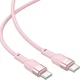 Кабель Brevia Type-C to Type-C 60W 1.2 м Pink ZIP (52120PCCZ1) - изображение 3