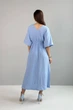 Жіноча довга сукня з розрізом Nenka XL Блакитний (nenka3478-XL) - зображення 4