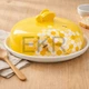 Керамічне блюдо для млинців Honey з кришкою 23 см (DM797-HN) - изображение 1