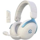 Геймерские наушники накладные беспроводные GamePro Asgard Freya Pro Wireless White/Blue (HSW201WB), Bluetooth, до 75 часов работы, с микрофоном, бело-синие - изображение 1