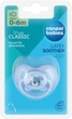 Пустышка латексная круглая Canpol babies Cute animals 0-6 месяцев (22/593_new Голубой) - изображение 1