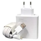 Сетевое зарядное устройство 120W Quick Charge No Logo + кабель USB-A to Type-C 6A Белый - изображение 2