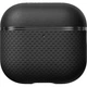Карбоновый чехол Pitaka Aramid Fiber Magnetic Case Black/Gray для AirPods 4 (2024) (APM2404) - изображение 2