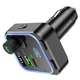 АЗП FM модулятор Borofone BC53 Highway PD20W+QC3.0 Чорний - изображение 4