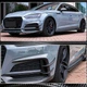 Боковые Пороги 2016-2020 V2 (для Sportback, Карбон) для Ауди A5 - изображение 5