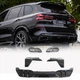 Дифузор заднього бампера V4 (2018-2022, чорний глянець) для BMW X5 G05 рр - зображення 1