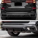 Дифузор заднього бампера V4 (2018-2022, чорний глянець) для BMW X5 G05 рр - зображення 2
