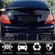 Диффузор заднего бампера V2 (для AMG SD 2008-2011, Карбон) для Mercedes C-class W204 - изображение 3