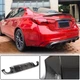 Дифузор заднього бампера V2 (для Q50 Base/Sport 2018-2023, Карбон) для Infiniti Q50/Q60 рр - зображення 1