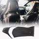 Накладки на сидіння (Сухий карбон) для Mercedes C-сlass W205 2014-2021 рр - зображення 1