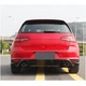 Дифузор заднього бампера V1 (для Base/GTI HB 2012-2017, Карбон) для Volkswagen Golf 7/E-Golf рр - зображення 2