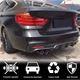 Дифузор заднього бампера V4 (для M-Sport, Карбон) для BMW 3 серія F34 2013-2020 рр - зображення 2