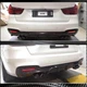 Дифузор заднього бампера V4 (для M-Sport, Карбон) для BMW 3 серія F34 2013-2020 рр - зображення 3