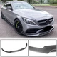 Передний Лип-спойлер V4 для SD C63 AMG 2015-2019 Карбон для Mercedes C-сlass W205 - изображение 2