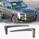 Накладки на передній бампер (Карбон) для Land Rover Defender 2019- рр - зображення 1