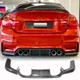 Дифузор заднього бампера V6 (для F80, Карбон) для BMW 3 серія F30/F31 2012-2019 рр - зображення 1