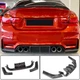 Дифузор заднього бампера V6 (для F80, Карбон) для BMW 3 серія F30/F31 2012-2019 рр - зображення 2