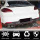 Диффузор заднего бампера (2013-2016, Карбон) для Porsche Panamera - изображение 2