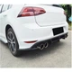 Диффузор заднего бампера (для R-Line HB 2012-2017, Карбон) для Volkswagen Golf 7/E-Golf - изображение 3