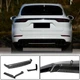 Диффузор заднего бампера (2018-2023, Карбон) для Porsche Cayenne 2018- гг - изображение 1