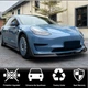 Накладки на пороги V3 (2017-2023, Карбон) для Tesla Model 3 2017- гг - изображение 2