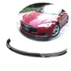 Накладка на передний бампер Lip V2 (2012-2016, Карбон) для Tesla Model S 2012– гг - изображение 1