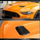 Накладка на капот (2018-2023, Карбон) для Ford Mustang - изображение 3