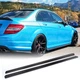 Боковые пороги (для AMG SD, Карбон) для Mercedes C-class W204 2007-2015 гг - изображение 1