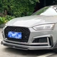 Передний Лип-спойлер V2 (для S-Line 2021-2025, Карбон) для Ауди A5 - изображение 1