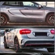 Боковые пороги (для GLA45 AMG 2013-2016, Карбон) для Mercedes GLA X156 - изображение 4