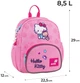 Рюкзак дошкільний Kite Kids Hello Kitty 29x22.5x12 см 8.5 л Рожевий (HK26-2727XS) - зображення 3