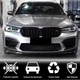 Передний лип-спойлер V1 для M5 F90 2020-2024 Карбон для BMW 5 серия G30/G31 - изображение 3
