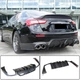 Дифузор заднього бампера (для Base/S/S Q4 2014-2017, Карбон) для Maserati Ghibli рр - зображення 2