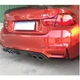 Диффузор заднего бампера V2 (для F82/F83, Карбон) для BMW 4 серия F32/F33/F36 2012-2020 гг - изображение 5