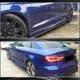 Боковые пороги V3 (для S-Line Sedan, карбон) для Ауди A3 2012-2020 гг - изображение 5