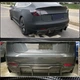 Задний диффузор V2 (2017-2023, Карбон) для Tesla Model 3 2017- гг - изображение 3
