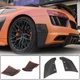 Сплиттеры заднего бампера V2 (2015-2020, Карбон) для Ауди R8 2015- гг - изображение 1