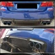 Задний диффузор бампера V2 для F10 M5, Карбон для BMW 5 серия F10/F11 2010–2016 гг - изображение 4