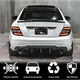 Диффузор заднего бампера V2 для AMG SD/Coupe 2012-2014 Карбон для Mercedes C-class W204 - изображение 2