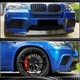 Передний спойлер Lip V1 для X6M, карбон для BMW X6 E71 2008–2014 гг - изображение 4