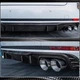 Дифузор заднього бампера V2 (для S-Line Sedan 2015-2019, Карбон) для Ауді A4 B9 рр - зображення 4